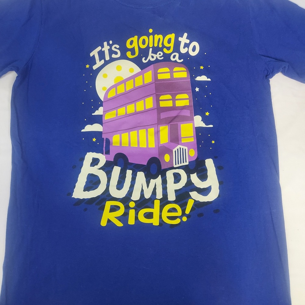 Gildan Harry Potter Knight Bus T-Shirt Bumpy Ride Graphic Tee Large